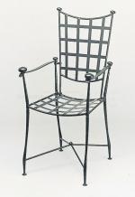 

Стол с подлакътници от ковано желязо