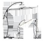 Градински чадъри с избран цвят