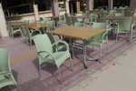 Пластмасови столове за ресторант, за открито