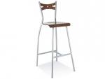
FIAMMA hocker wood chrome